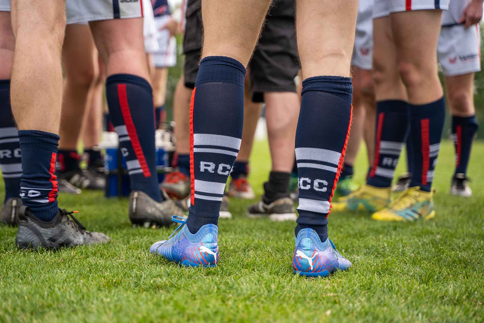 Chaussettes de rugby pour club personnalisées