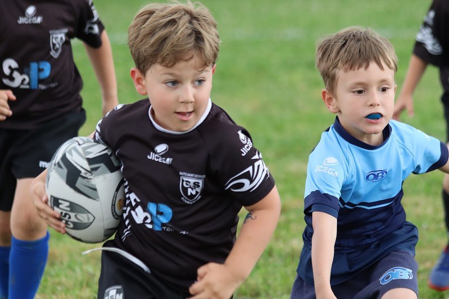 Maillots de rugby personnalisés école de rugby JICEGA