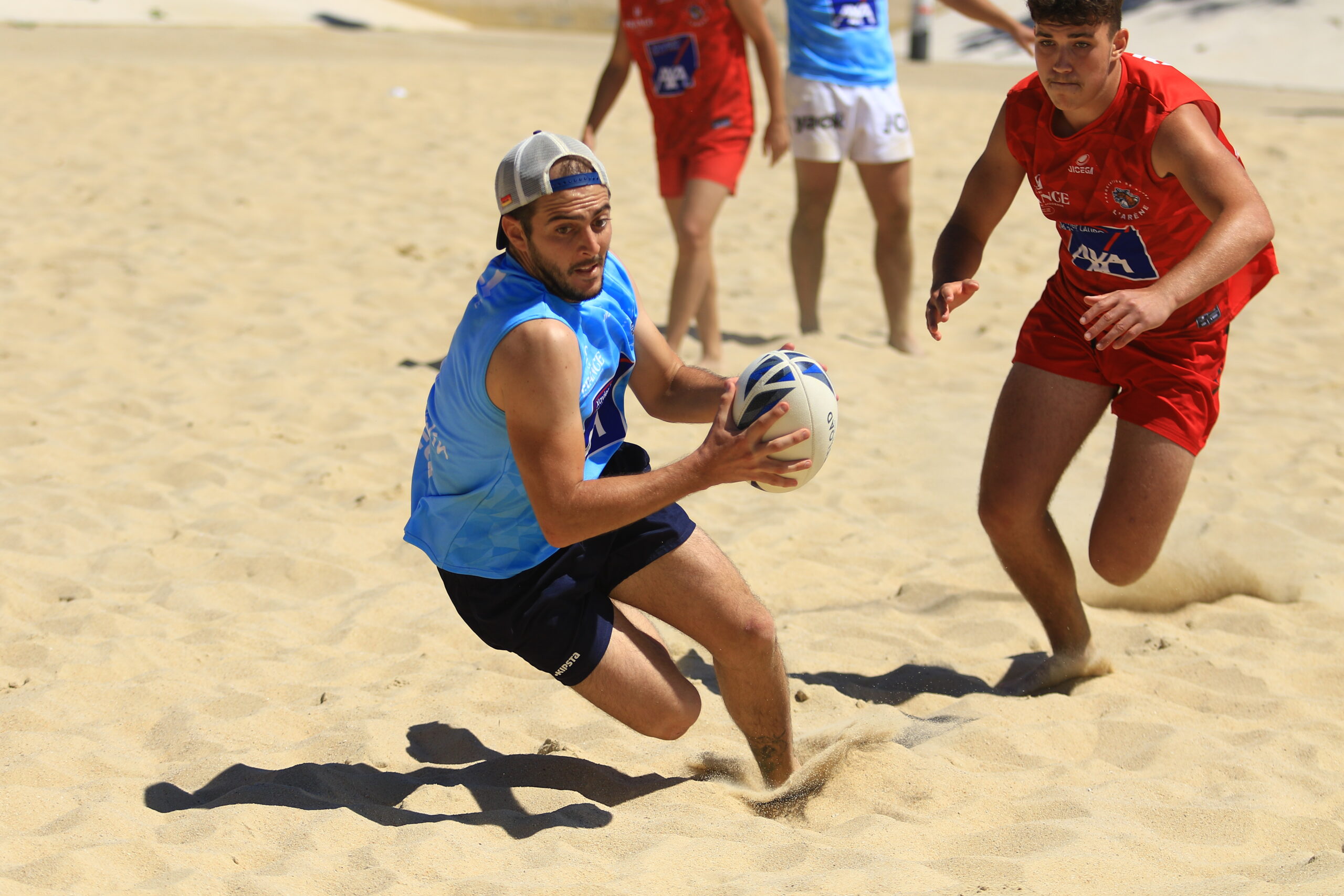 Maillots personnalisés touch et beach rugby JICEGA